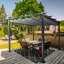 Pergola en aluminium avec auvent rétractable-90613900-90613905