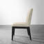 Chaise de salle à manger Furniture (2) - Polyvalente pour les petites fêtes, rembourrage épais et confortable, pieds en bois massif, chaises faciles à entretenir (de 2), structure stable, rembourrage en tissu doux