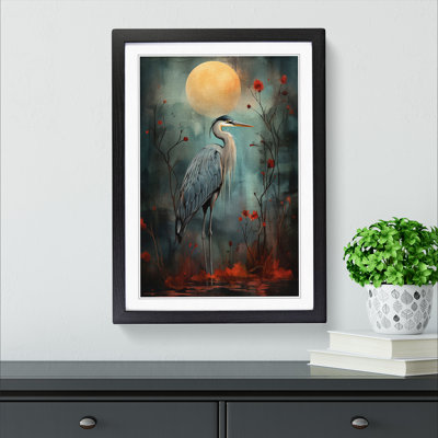 Heron Dadaism - Framed Print
