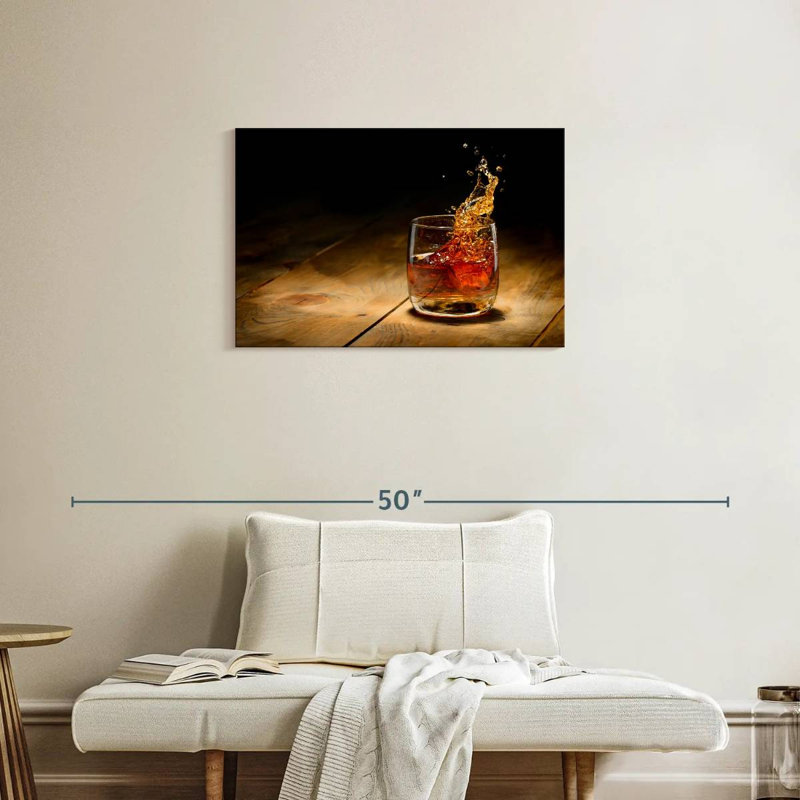 Verre à whisky Yarlin, H 20 po x l 30 po