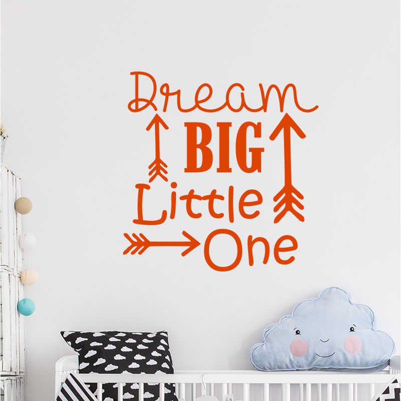 Décalcomanie murale big little rêve Baumeister, Orange
