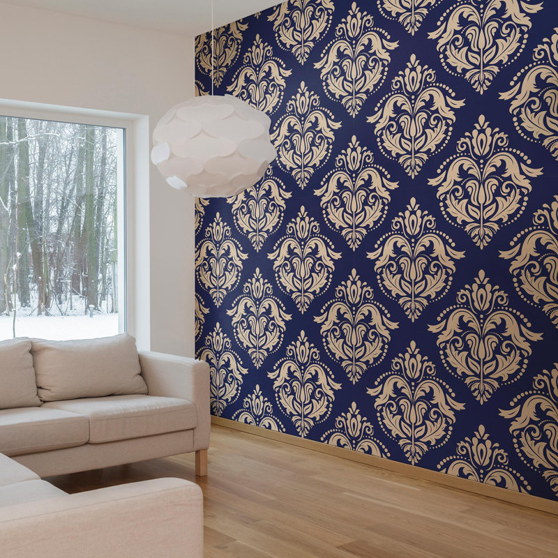 Reneau Basic Removable Peel and Stick Wallpaper Panel, 126" L x 24" W