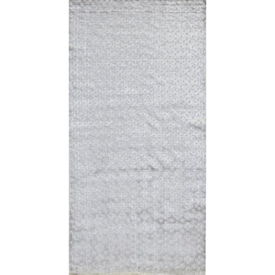 Hand-Knotted High-Quality Gray Runner