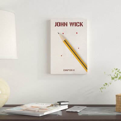 Minimalist 'John Wick Chapter 2' Vintage Advertisement on Canvas -  East Urban Home, EFD1CB55D92E4F99BEEAD166B8FD738F