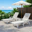 Chaise longue en Hdpe toutes saisons