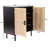 Azhar 34.6'' H 2-Door Rattan Accent Cabinet with Adjustable Shelf