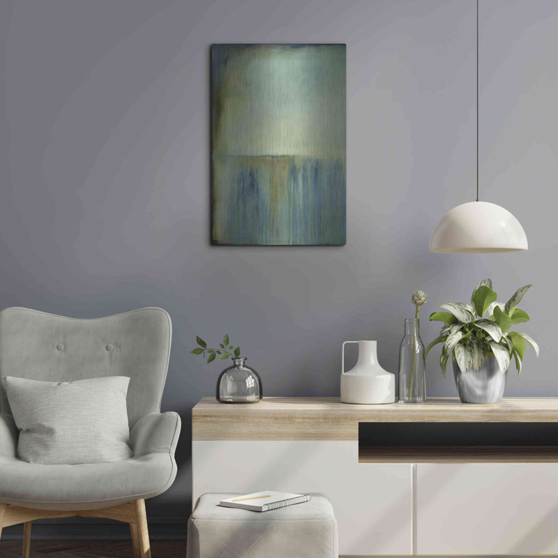 Art mural en métal Brayden Studio® «Whispering Souls I» par Erin Ashley, H 24 po x l 16 po