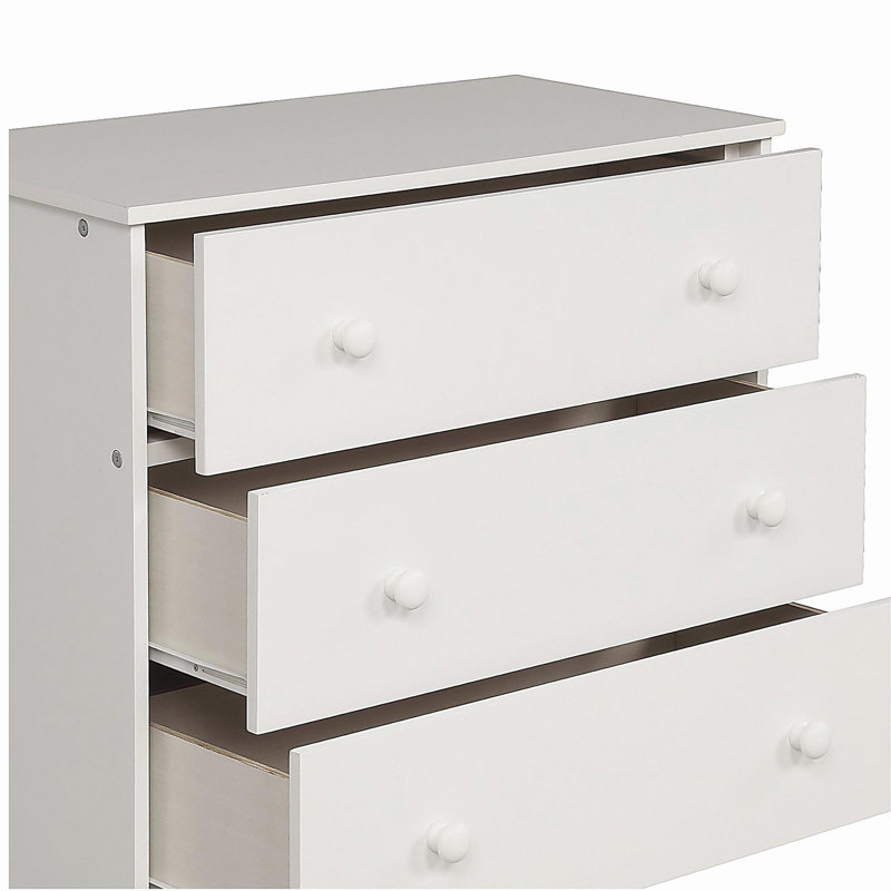 Lit mezzanine à profil bas avec armoire et table roulante portable - blanc, Blanc