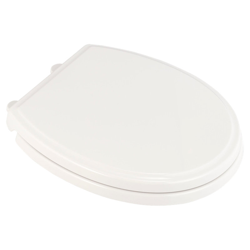 Traditional Round Toilet Seat and Lid, White