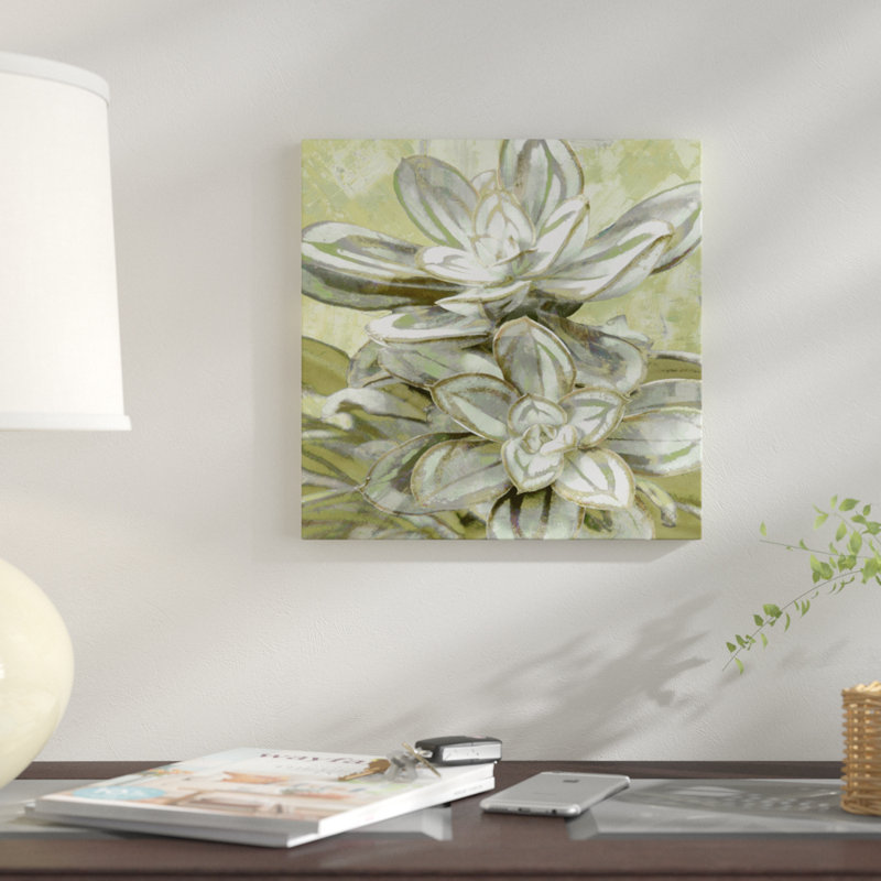 «Succulent VIII», impression sur toile, H 48 po x l 48 po x P 1,5 po, Pas de tapis, Toile tendue