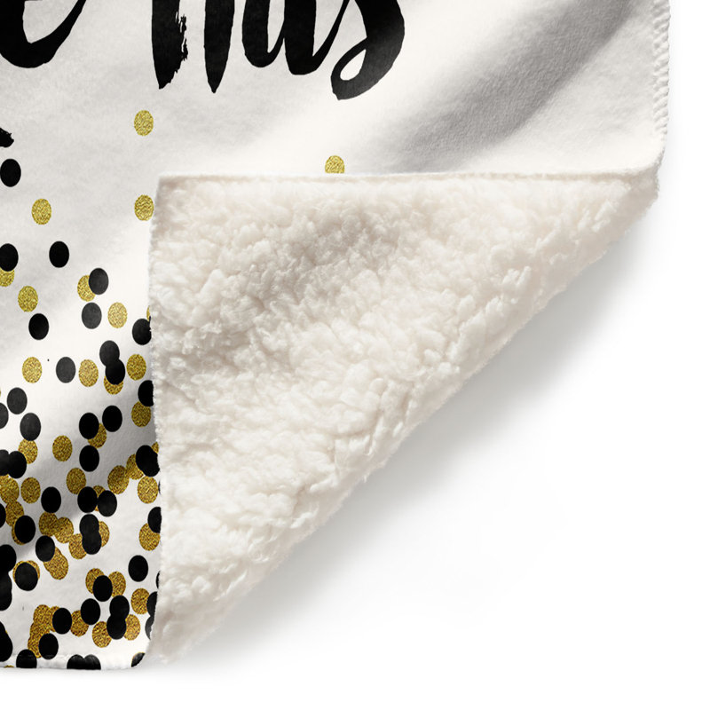 Reverse comme cette couverture sherpa doux, l 51 po x L 60 po