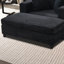 Chaise longue avec repose-pieds de rangement amovible-822829695