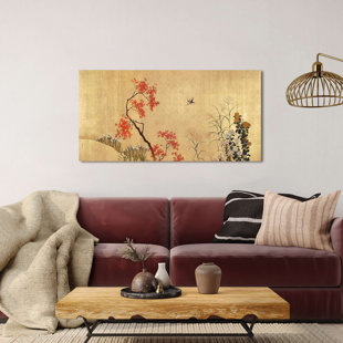 2JP7146 Japanese Autumn by Shibata Zeshine - Wrapped Canvas Print