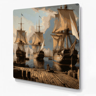 Art mural nautique gris nautique