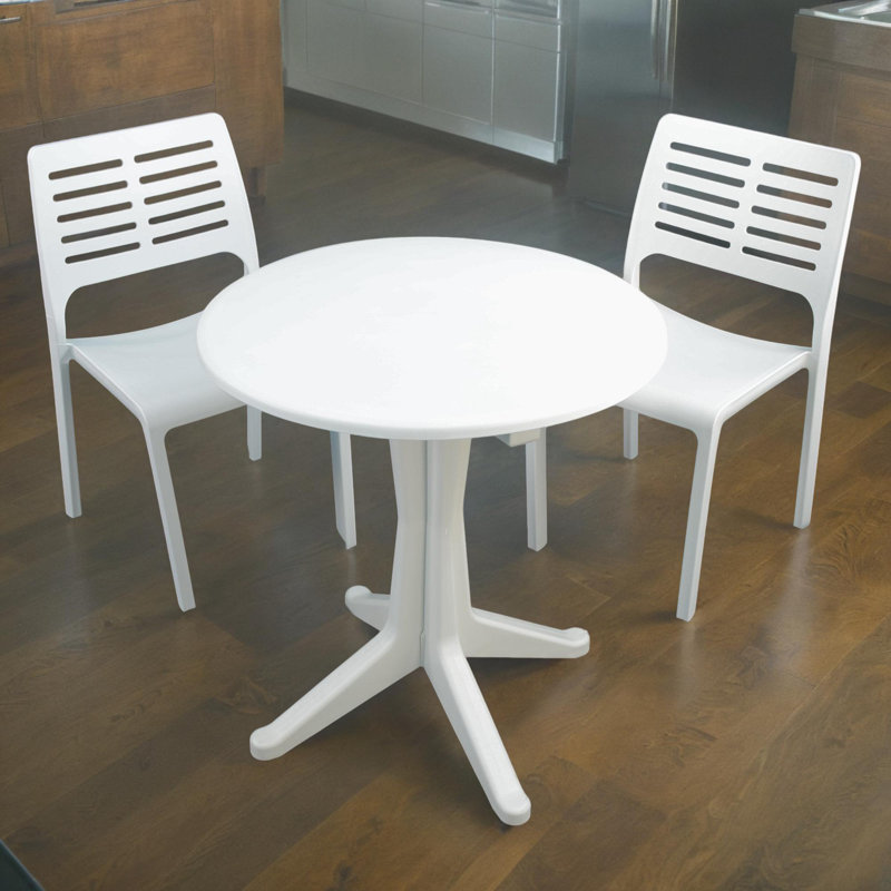 Darcey 2 - Person Dining Set, White