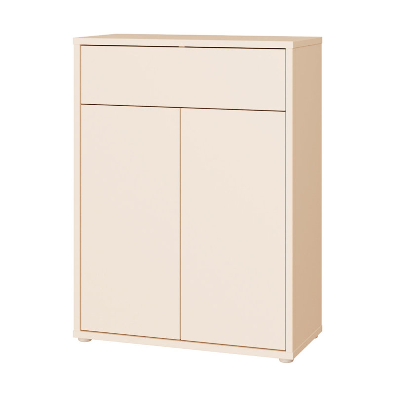 Saabir 9 Pair Shoe Storage Cabinet, White