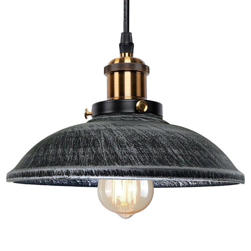 Grubbs 1 - Light Dome Pendant, Brushed Silver