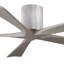 60" Irene 5-Blade Hugger Ceiling Fan with Wall Remote-1087667336-1087667358-1087667335
