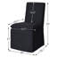 Chaise d'appoint de salle à manger rembourrée de 20 po de large avec housse et roulettes (ensemble de 2)-746819889