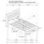 Lit plateforme tapissier avec rangement Sandip-286220140-359240230
