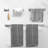 8 - Piece Bathroom Hardware Set