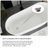 66.93 " L x 31.5 " W Freestanding and Mounting / Installation Required Soaking Plastic / Acrylic Bathtub