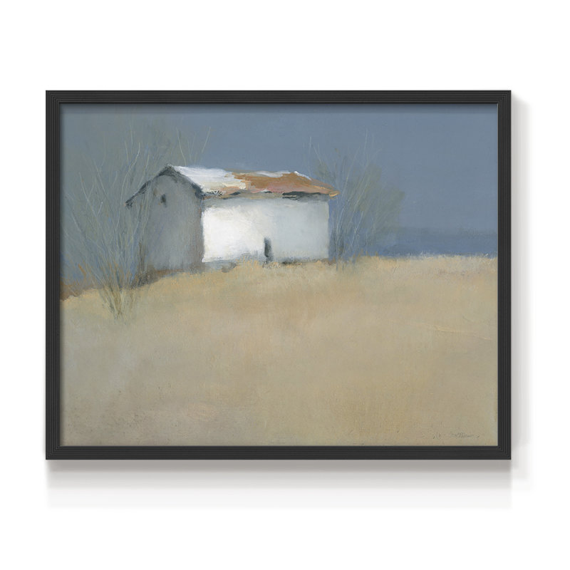 Old Homestead - Reproduction encadrée - Restickable, H 11 po x l 14 po, Noir