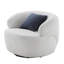 Fauteuil pivotant avec chaise demi-tonneau et fauteuil-1163349806