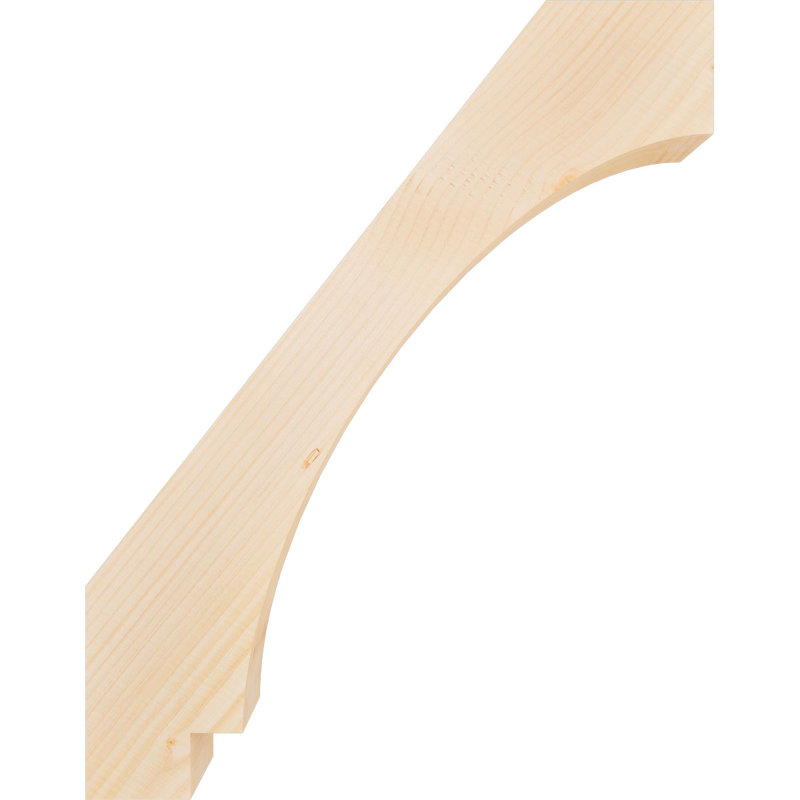 Attelle impériale du genou, Sapin de Douglas, Lisse, H 28 po x l 3,5 po x P 22 po