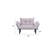 Renso 49'' Upholstered Cushioned Futon Chair-966338073