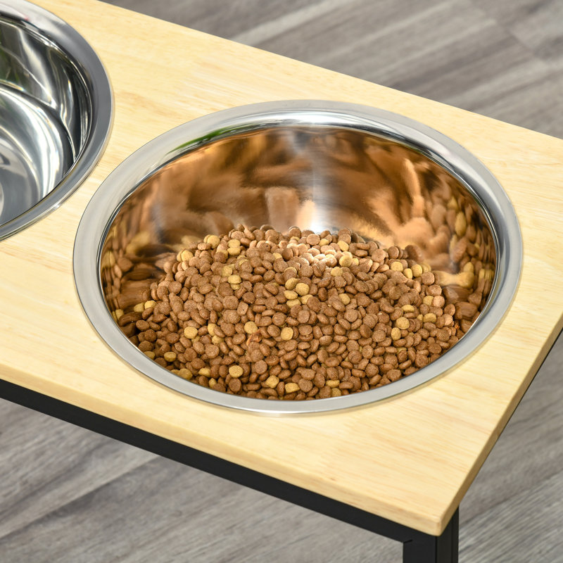 Elevated Feeder, Black/Natural
