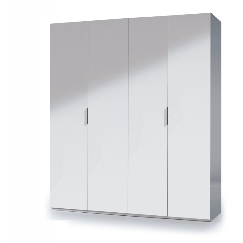 Cassadee 4 Door Manufactured Wood Wardrobe