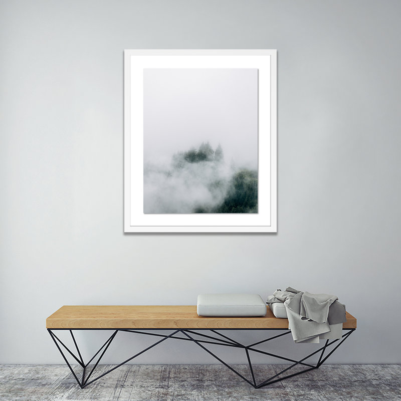 Rolling In 2 Print by Michael Schauer, 48" H x 40" W x 2.5" D, White