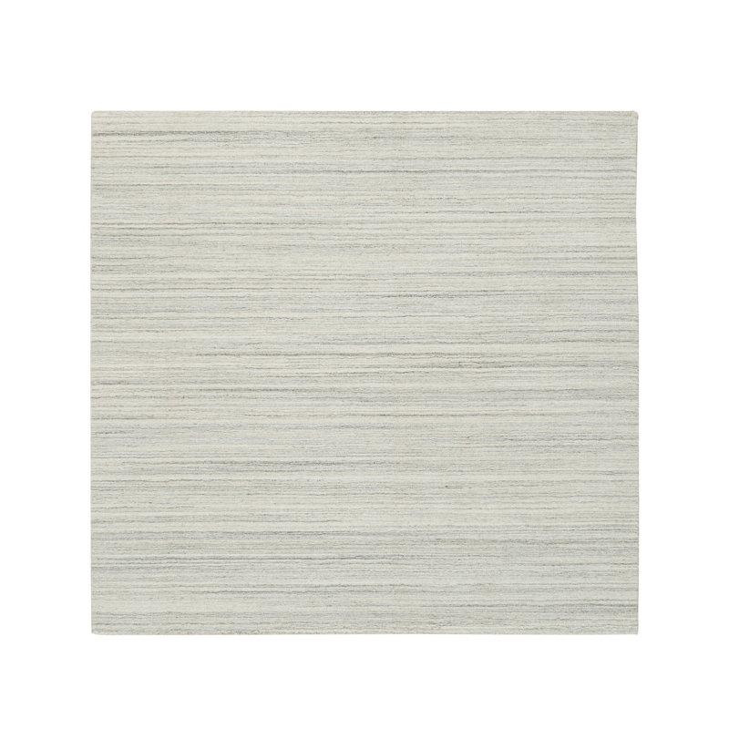 Tringa One-of-a-Kind Square 6'2" X 6'0" New Age Square Area Rug in Ivory