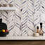 Begonia 12x15 Polished Marble Mosaic Tile-2125299585