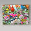« small oiseaux », reproduction de peinture à l’acrylique sur toile tendue-26859320