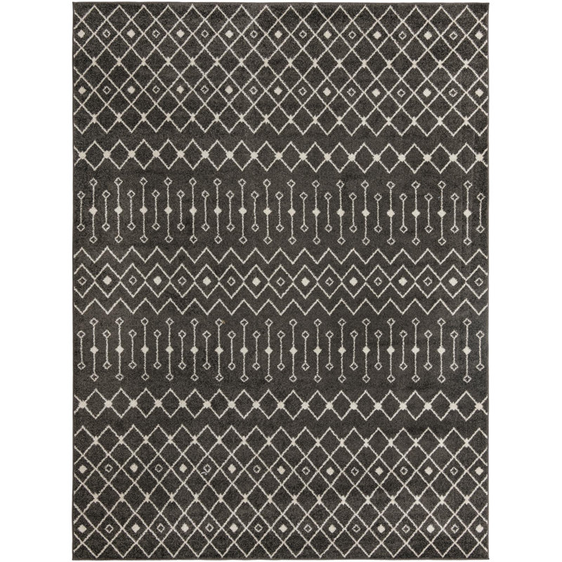 Abstract Indoor Rug, Rectangle 10'8" x 14'