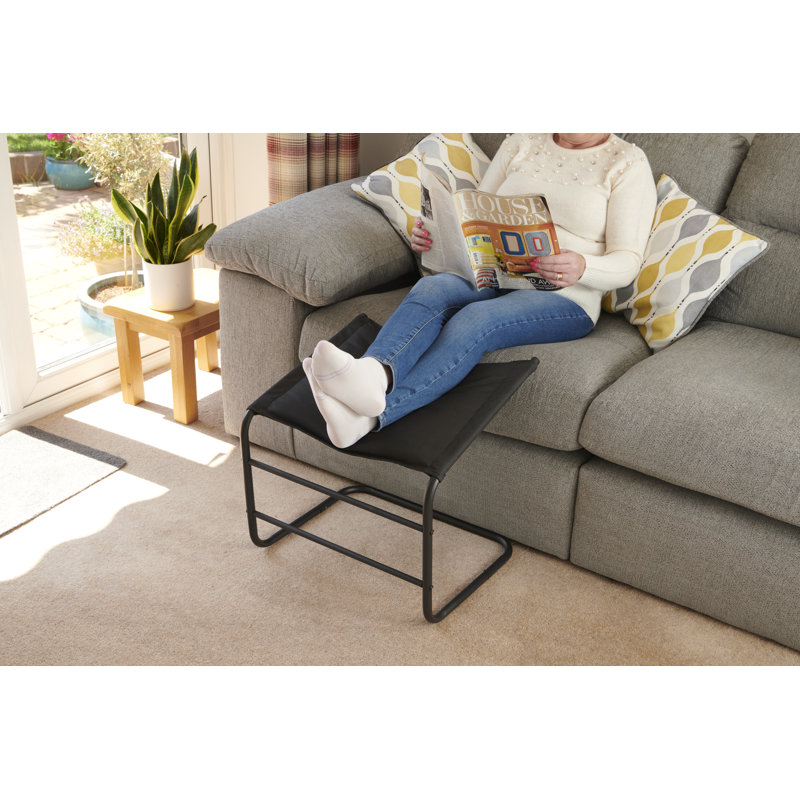Aryas Wide Cover Footrest, Black