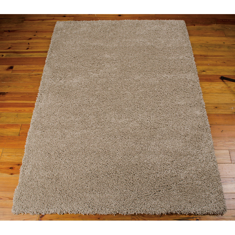 Patinkin Solid Colour Shag Area Rug, Rectangle 160 x 226cm