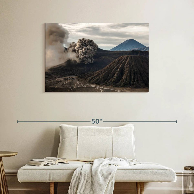 Alvord Volcanic Eruption, 26" H x 39" W