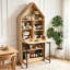 Bureau d'artisanat pliant avec tablettes de rangement