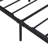 Size Metal Platform Bed Frame With Wooden Headboard And Footboard With USB LINER, No Box Spring Needed, Large Under Bed Storage, Easy Assemble