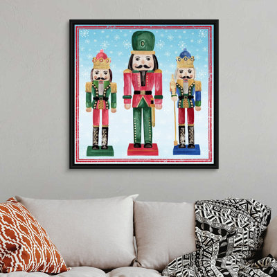 " Three Nutcrackers I " Painting Print