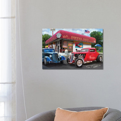 Vals Nostagic America 1 Piece Wrapped Canvas Wall Art
