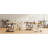 41.3" Industrial 4-Tier Console Table With Circle Base For Living Room, Hallway, Foyer-1573316948
