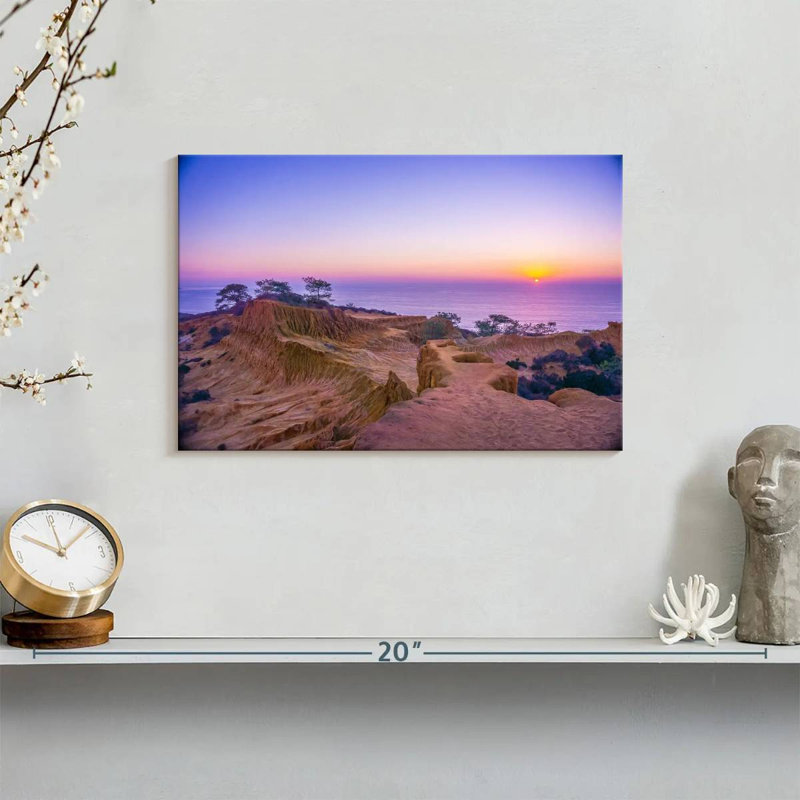 Gillard Torrey Pines Sunset, 8" H x 12" W