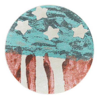 Tapis pour enfant Unique Loom Americana