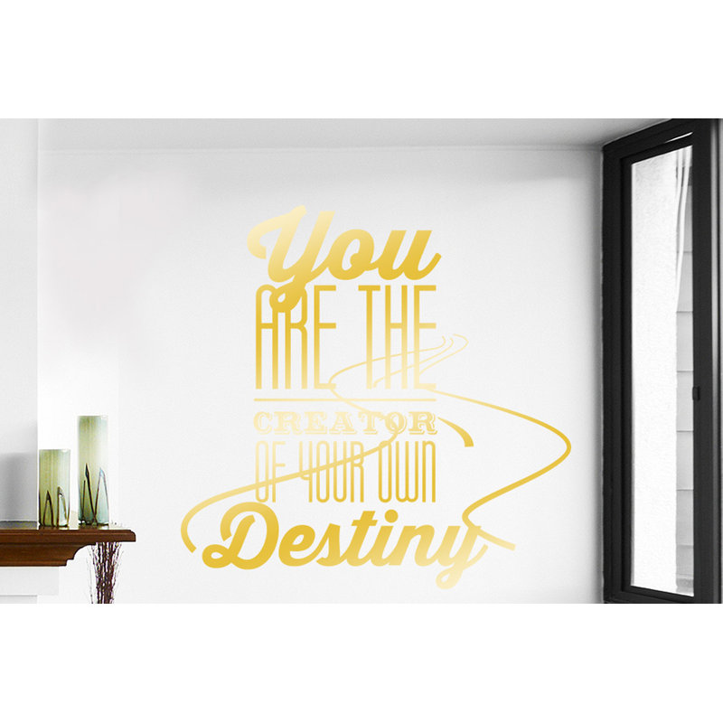 Wall Decal, Shiny Gold