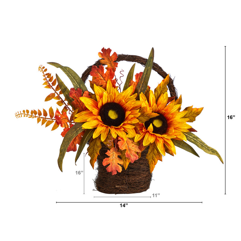 Sunflower Arrangement in Basket
