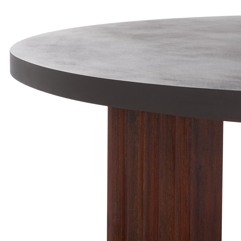 Table basse Basilio, Espresso / Gris anthracite